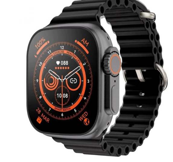Smart Watch  Ultra Series 1.9inch Display For Men Women (Answer/Make Call), IP4 Waterproof, 123 Sports Modes, 8 Unique UI Interactions, SpO2, 24/7 Heart Rate Tracking, Sleep leep Monitor, Pedometer,