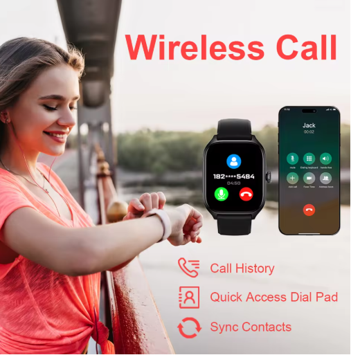 Smart Watch  Ultra Series 1.9inch Display For Men Women (Answer/Make Call), IP4 Waterproof, 123 Sports Modes, 8 Unique UI Interactions, SpO2, 24/7 Heart Rate Tracking, Sleep leep Monitor, Pedometer,