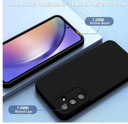 Samsung Galaxy A05s Black Soft Silicone Phone Case