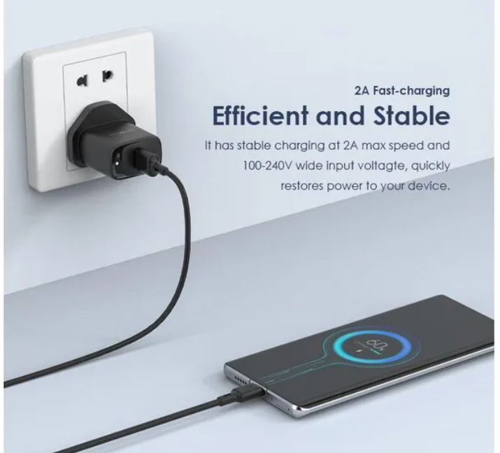Oraimo Fast Charging Charger comes with  Type-C charging cable and 365 days warranty