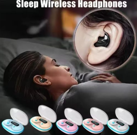 TWS X55 EXTRA BASS Sleeping Earbuds/Earphone/airpods Wireless Mini Headphones For Work Bluetooth Earphone Stereo Hidden Headsets with Mic HD