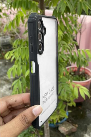 Samsung Galaxy A56 5G Phone Case/Cover, Dustproof, Built-in protector for screen, Rugged Full Body Shockproof Protective Cover for Galaxy A56 5G / 4G 6.7", Black/Clear