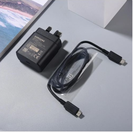 Samsung 45 Watts Super Fast Type C To C Charger For Galaxy, A05s,A15,A14,A35, A55, A34,A54,A06, A16, A26,A36, A56, S20,S20 Plus,S20 Ultra,S21,S21 Plus,S21 Ultra, S22, S22Plus, S22 Ultra, S23,S23 Plus,