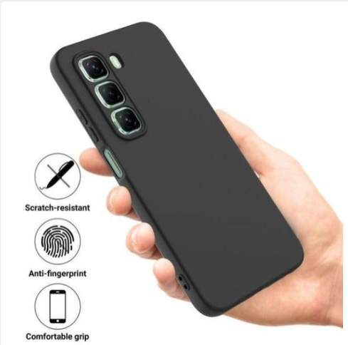 Infinix HOT 50 Pro Plus Black Soft Phone Case/ Cover