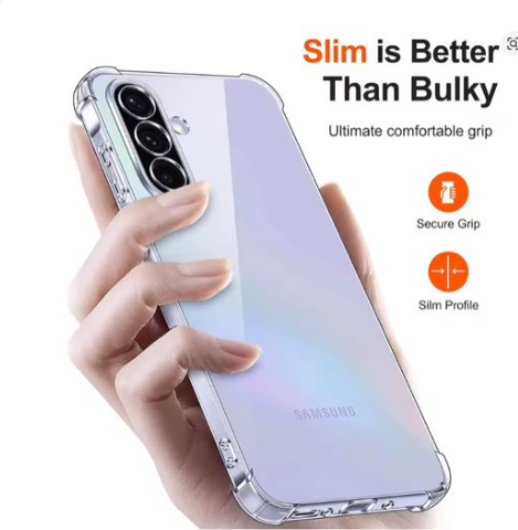 Samsung Galaxy A56 Clear, Transparent, Colorless Premium Heavy Duty Phone Case/ Cover