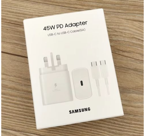 Samsung Galaxy Fast Charger 45W USB C Type C To C Full Wall Charger Super Fast Adapter Phone Charger For Galaxy A07 A17 A16 A15 5G A14 A13 A53 A54 A55 A06 A04s A05s A12 A52 S25 S24 S23 S22 S21