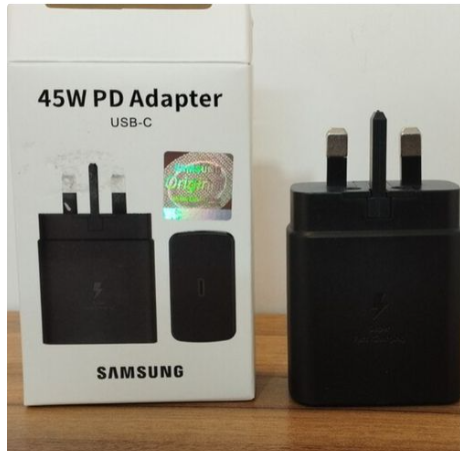 Samsung Galaxy 45W Charger Super Fast Wall Adapter Type C For A16/A55/A06/S25 Ultra/S24/S23/S22/S21 FE/S22+/S20 FE/S10e/S9/S8/Z Fold 6 5 4 3/Z Flip 6 5 4 3, Note 20, A15 5G/A14/A54/A13 5G/A53/A17 A07