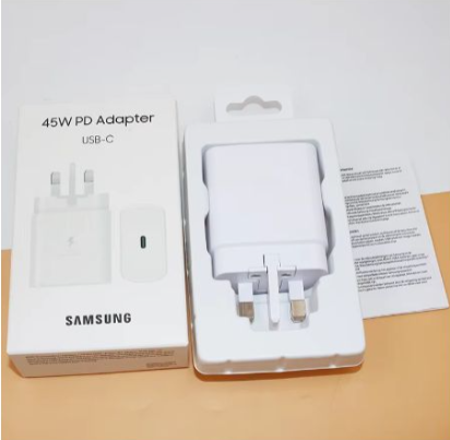 Samsung Galaxy 45W Charger Super Fast r Type C For A07 A17 A16/A06/A55/S25 Ultra/S24/S23/S22/S21 FE/S22+/S20 FE/S10e/S9/S8/Z Fold 6 5 4 3/Z Flip, Note 20, A15/A14/A54/A55/A13/A03s/A53/A35/A23/A24/A