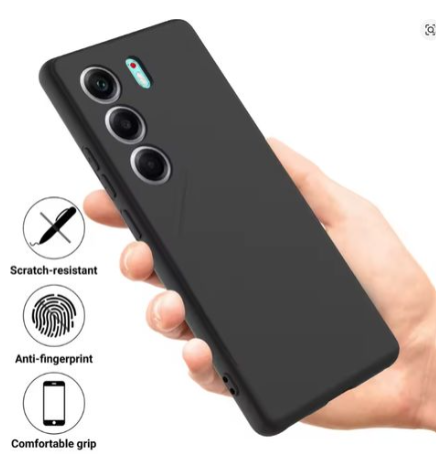 Tecno Camon 40 Pro Soft Tpu Black High Protection Phone Case/ cover