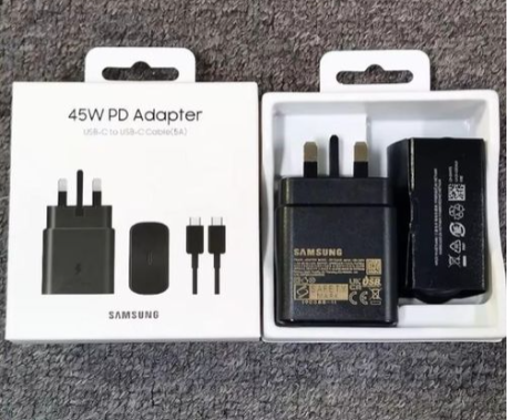 Samsung Galaxy Fast Charger 45W USB C Type C To C Full Wall Charger Super Fast Adapter  Charger For Galaxy A07 A17 A06 A16 A15 5G A14 A13 A53 A54 A55 A06 A04s A05s A12 A52 S25 S24 S23 S22