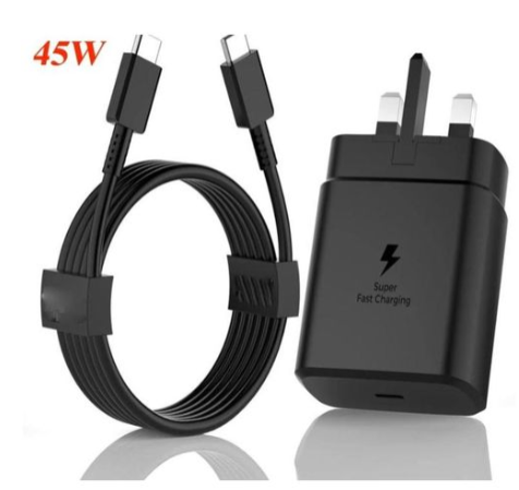 Samsung Galaxy Fast Charger 45W USB C Type C To C Full Wall Charger Super Fast Adapter  Charger For Galaxy A07 A17 A06 A16 A15 5G A14 A13 A53 A54 A55 A06 A04s A05s A12 A52 S25 S24 S23 S22