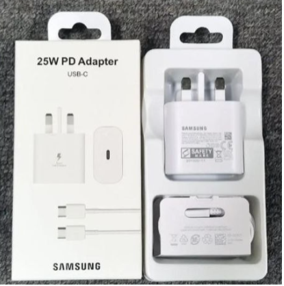 Samsung Fast Charger 25W USB C Type C To C Full Wall Charger Super Fast  Charger For Galaxy A17 A07 A06 A16, A15 5G A14 A13 A53 A54 A55 A06 A04s A05s A12 A52 S25 S24 S23 S22 S21 S20 S1