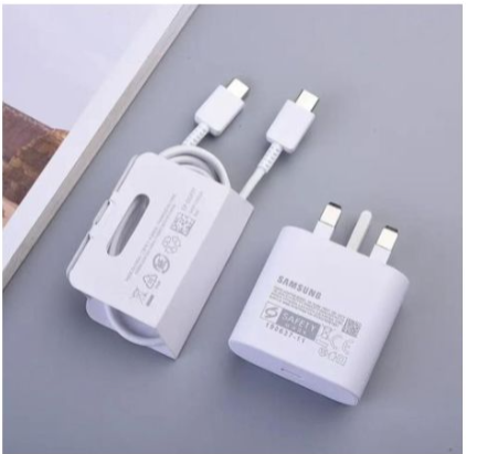 Samsung Fast Charger 25W USB C Type C To C Full Wall Charger Super Fast  Charger For Galaxy A17 A07 A06 A16, A15 5G A14 A13 A53 A54 A55 A06 A04s A05s A12 A52 S25 S24 S23 S22 S21 S20 S1