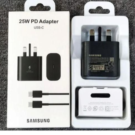 Samsung Galaxy Fast Charger 25W USB C Type C To C Full Wall Charger Super Fast Adapter Android Phone Charger For Galaxy A17 A07 A06 A16 A15 5G A14 A13 A53 A54 A55 A06 A04s A05s A12 A52 S25 S24 S23 S22