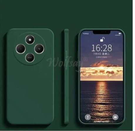 XIAOMI Redmi 14C Green Soft Silicone Phone Case/ Cover