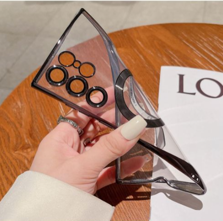 Samsung Cover for Galaxy S25 Ultra Case, Electroplated Clear Slim Galaxy  Phone Case with Camera Protection case/cover