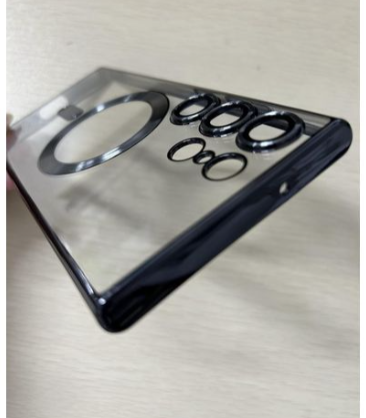 Samsung Cover for Galaxy S25 Ultra Case, Electroplated Clear Slim Galaxy  Phone Case with Camera Protection case/cover