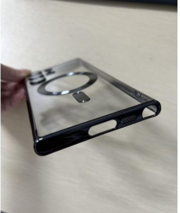 Samsung Cover for Galaxy S25 Ultra Case, Electroplated Clear Slim Galaxy  Phone Case with Camera Protection case/cover