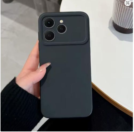 Tecno Spark 40 Back cover Black Soft Feel Heavy Duty Protection Phone Case/ Back Cover