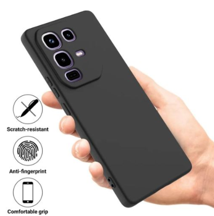 Infinix Note 50s 5G Black soft silicone Phone Case/Cover