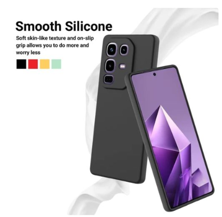 Infinix Note 50s 5G Black soft silicone Phone Case/Cover