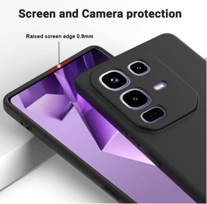 Infinix Note 50s 5G Black soft silicone Phone Case/Cover