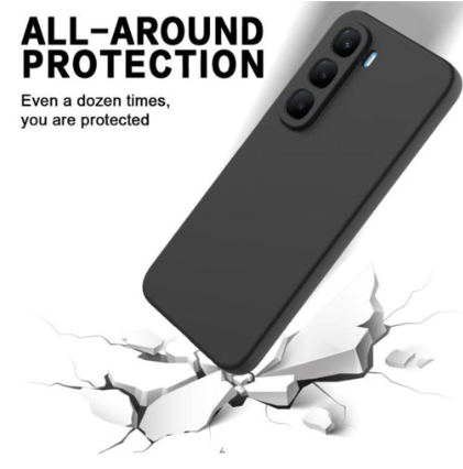 Infinix Hot 60i 4G  Black soft silicone phone case/cover