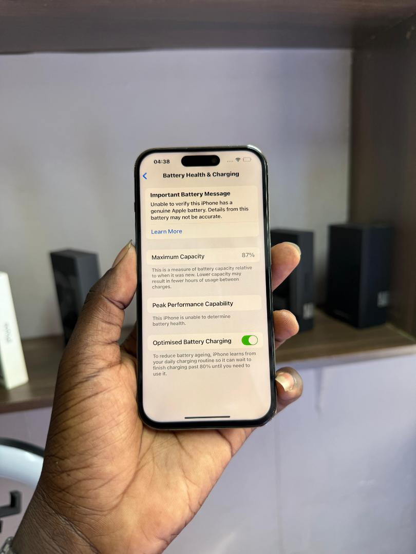 Iphone 14 pro 6gb ram 256gb rom with active face ID battery 🔋 87%