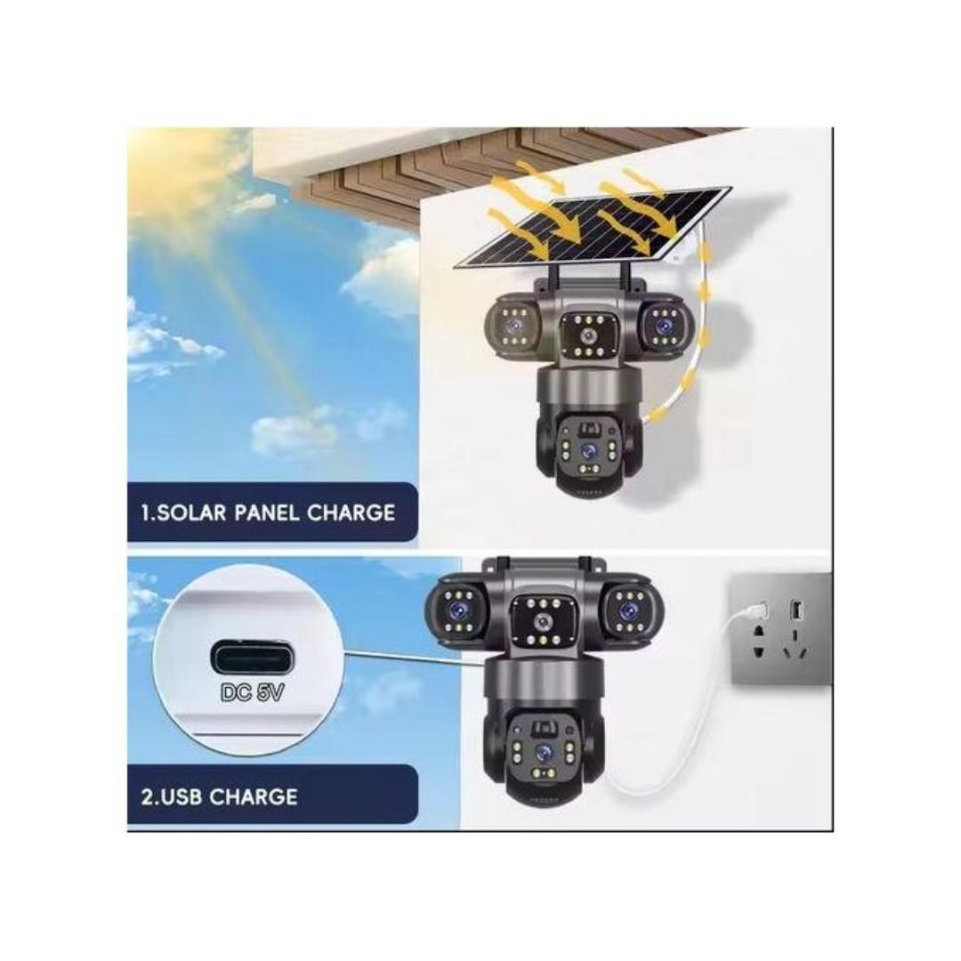 SMART NET TRIPPLE LENSE 4G SOLAR CAMERA