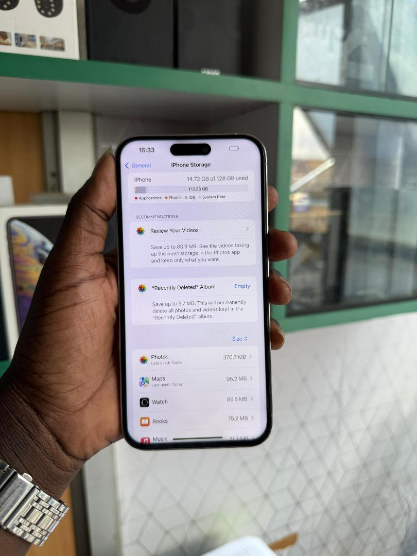 refurbished iPhone 14 pro max 128gb white