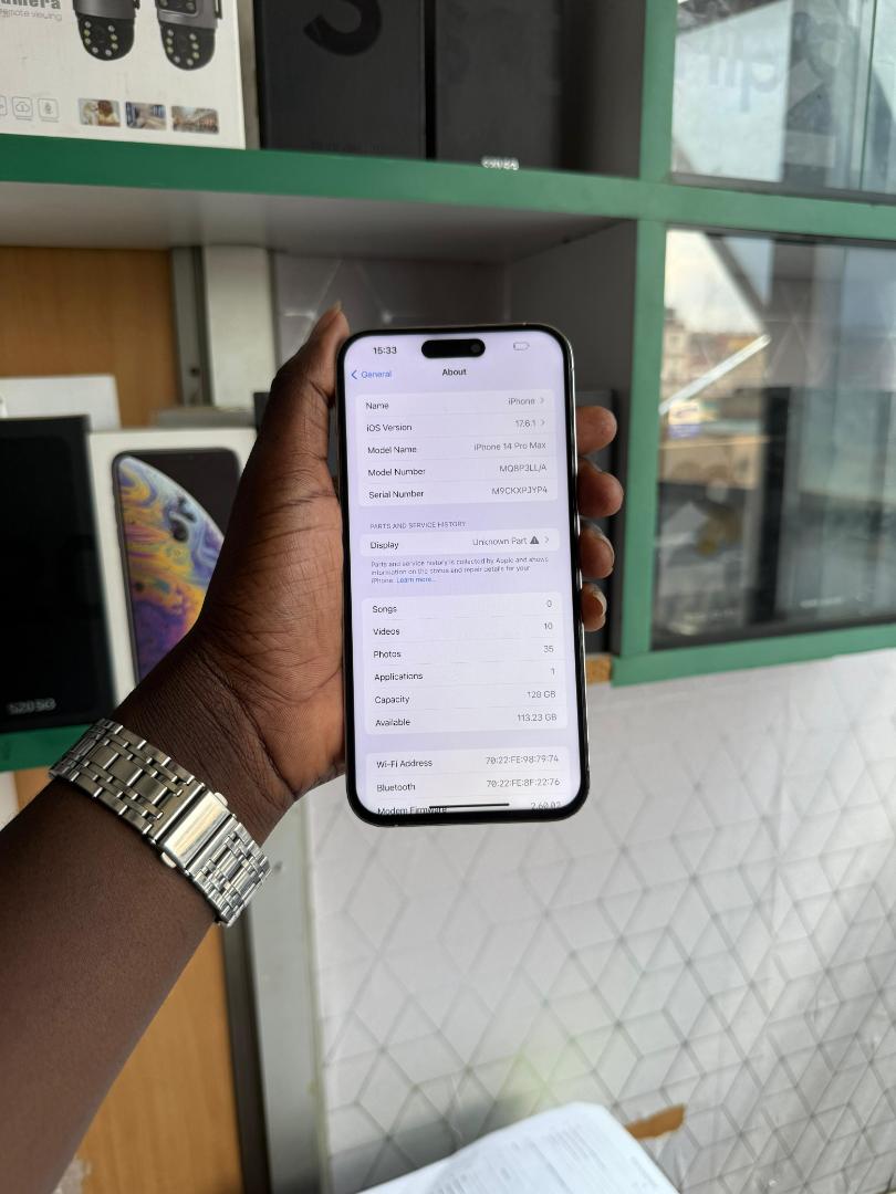 refurbished iPhone 14 pro max 128gb white