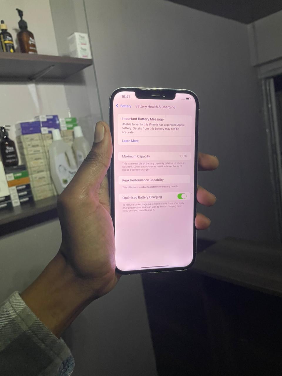 Refurbished iPhone 12 Pro Max 256GB Smartphone with Face ID Unlock 6GB RAM network 5G Smartphone