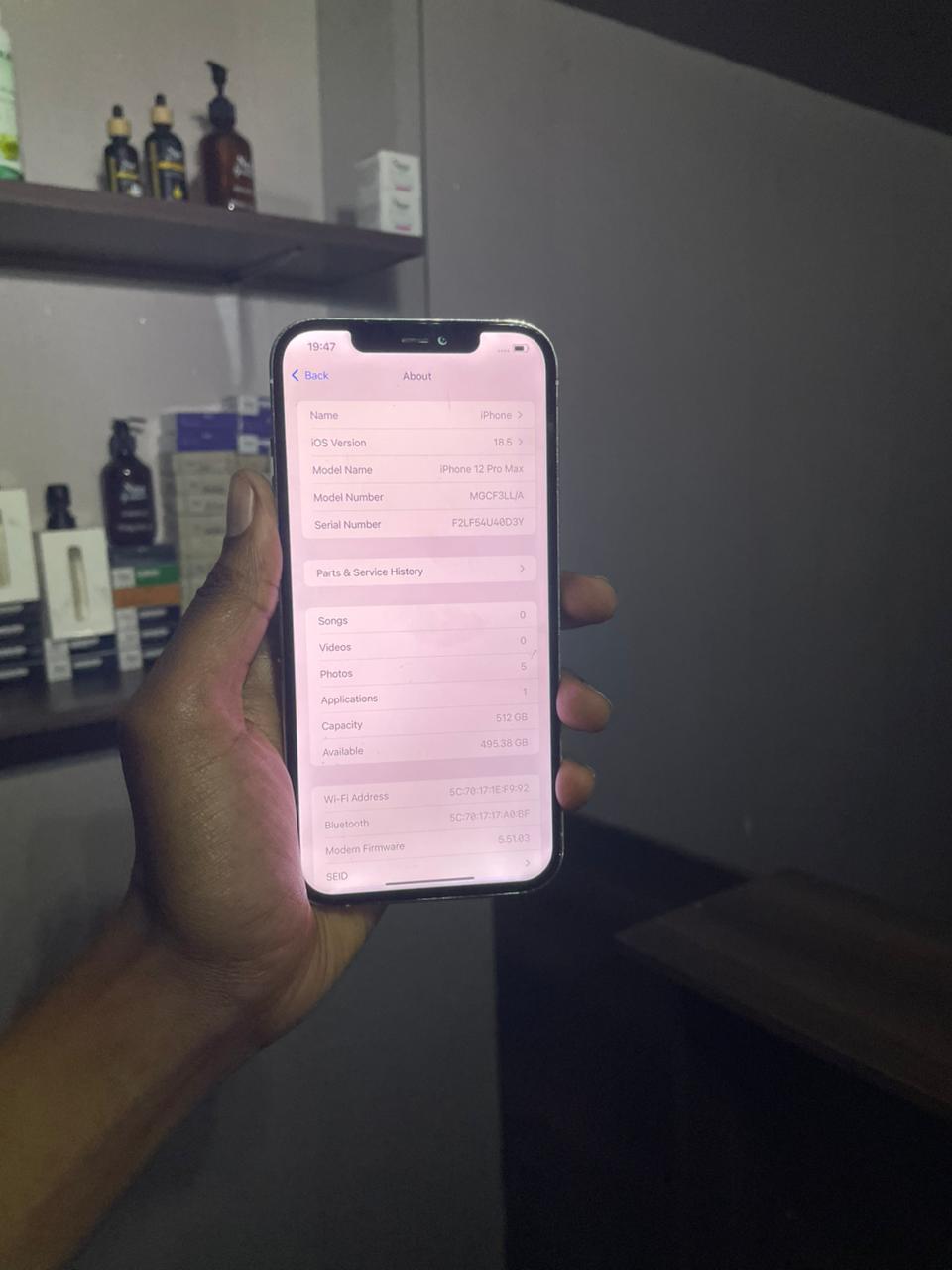 Refurbished iPhone 12 Pro Max 256GB Smartphone with Face ID Unlock 6GB RAM network 5G Smartphone