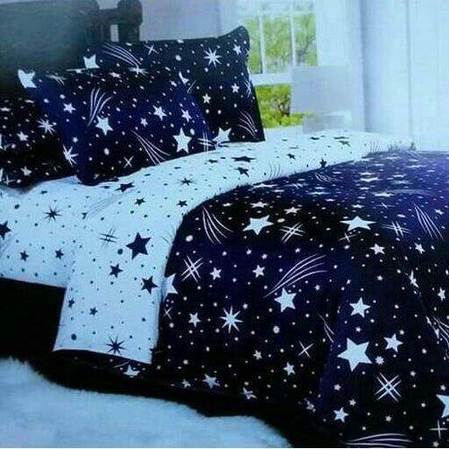 Star Duvet Blanket, 1 Bedsheet, 2 Pillow Cases