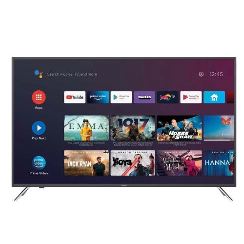 VISION PLUS 43" inch FRAMELESS Full HD Smart Android TV BLUETOOTH Enabled,NETFLIX,YOUTUBE Inbuilt Decoder VP8843SF Dolby Audio WifiBuilt-in DVBT2/S2 Screen-Share