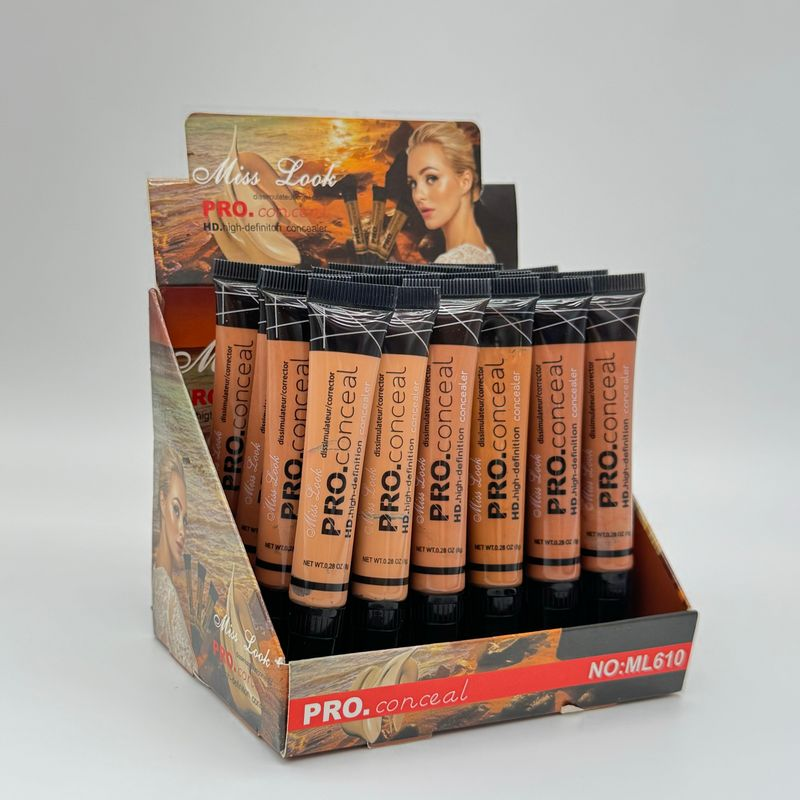 24Pcs/Box Concealer To Brighten Skin Tone And Keep Makeup On For A Long Time Foundation Make-Up