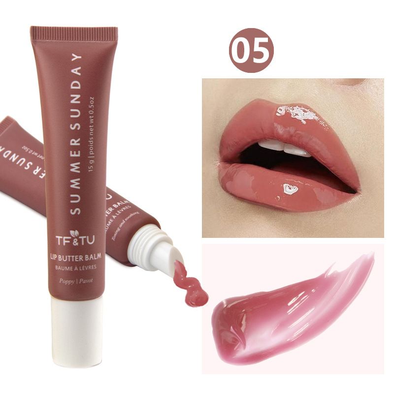 Liquid Butter Moisturizing Lip Balm Private Label Vegan Hydrating Jelly Lip Glaze Wholesale