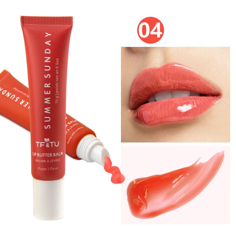 Liquid Butter Moisturizing Lip Balm Private Label Vegan Hydrating Jelly Lip Glaze Wholesale