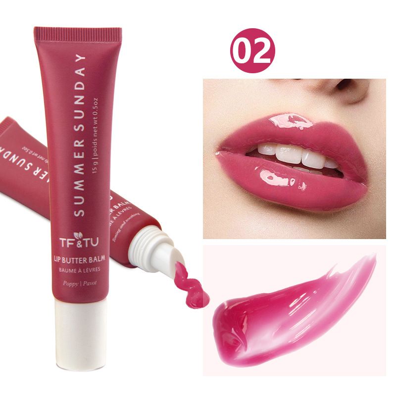 Liquid Butter Moisturizing Lip Balm Private Label Vegan Hydrating Jelly Lip Glaze Wholesale