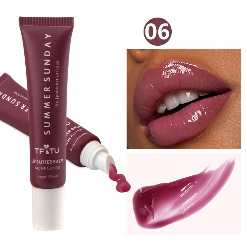 Liquid Butter Moisturizing Lip Balm Private Label Vegan Hydrating Jelly Lip Glaze Wholesale
