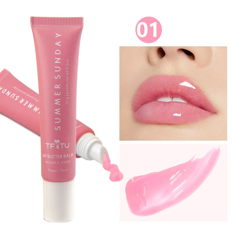 Liquid Butter Moisturizing Lip Balm Private Label Vegan Hydrating Jelly Lip Glaze Wholesale