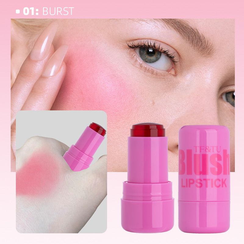 2 in 1 Jelly Lipstick Blush Stick rare Beauty Natural Toning Brightening Color Changing Makeup Custom Cream Blush Private Label