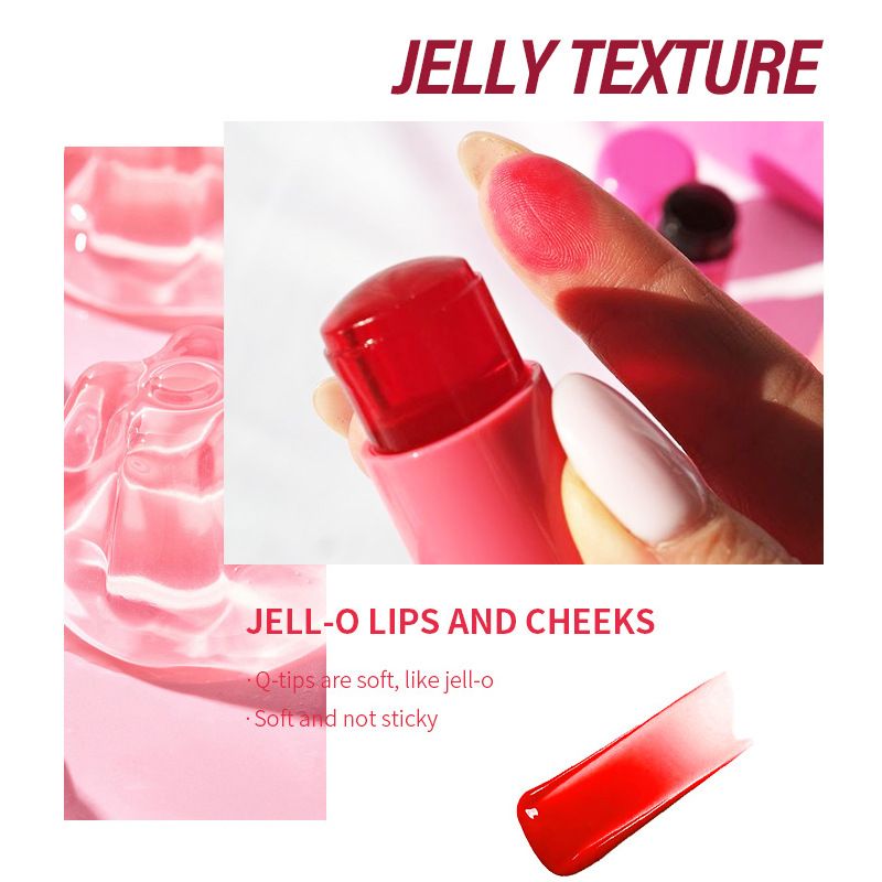 2 in 1 Jelly Lipstick Blush Stick rare Beauty Natural Toning Brightening Color Changing Makeup Custom Cream Blush Private Label