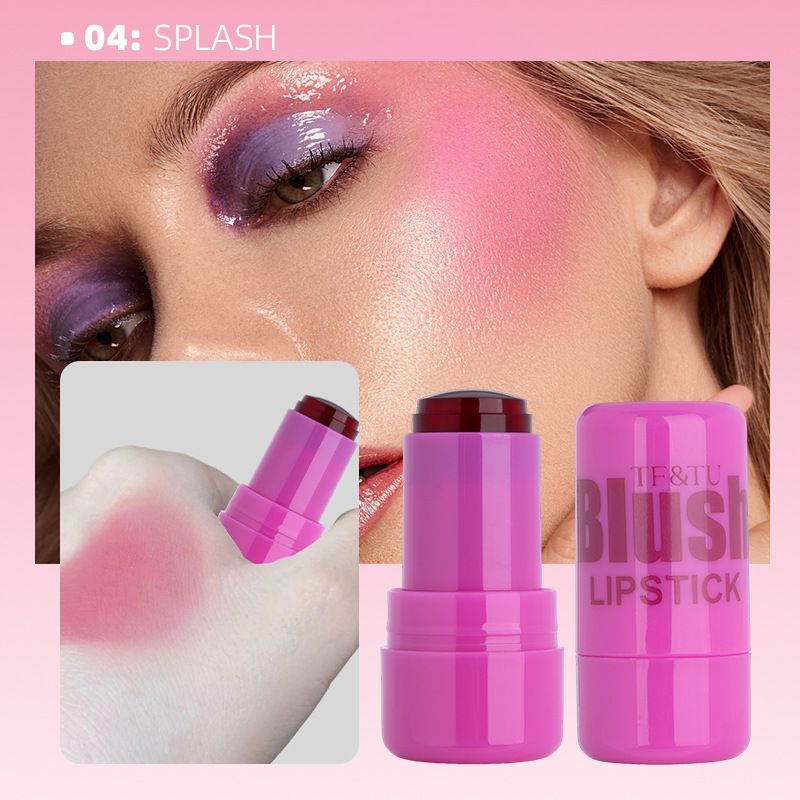 2 in 1 Jelly Lipstick Blush Stick rare Beauty Natural Toning Brightening Color Changing Makeup Custom Cream Blush Private Label