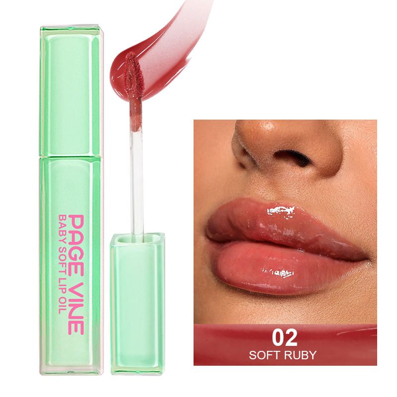 New Fashion Private Label Fruit Flavor Waterproof Vegan Moisturizing Glossy Lip Oil Gloss Multicolor Cosmetics Lip Gloss