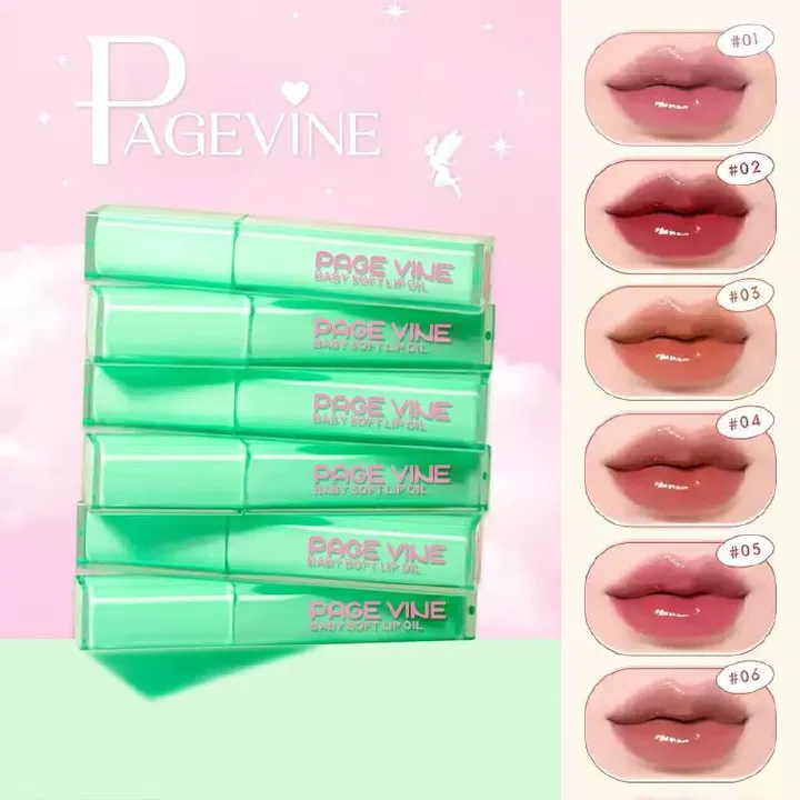 New Fashion Private Label Fruit Flavor Waterproof Vegan Moisturizing Glossy Lip Oil Gloss Multicolor Cosmetics Lip Gloss