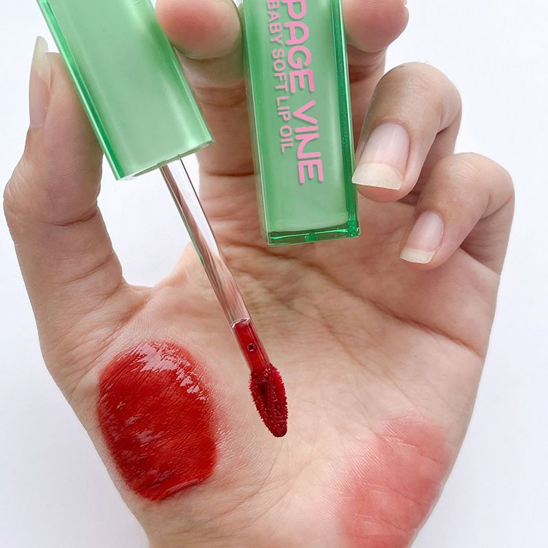 New Fashion Private Label Fruit Flavor Waterproof Vegan Moisturizing Glossy Lip Oil Gloss Multicolor Cosmetics Lip Gloss