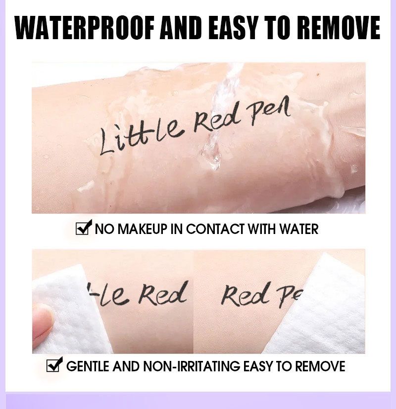 New Fascinating Purple Slim Black Liquid Eyeliner Waterproof Natural Long Lasting Cosmetic Smooth Eyeliner Private Label