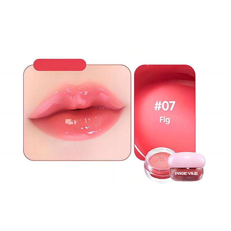 Hight Quality Lip Care Moisturizer Makeup Glossy Lip Balm Gege Bear Jelly Flavored Solid Lip Gloss Jam Lipstick