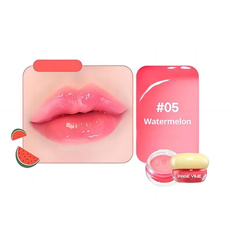 Hight Quality Lip Care Moisturizer Makeup Glossy Lip Balm Gege Bear Jelly Flavored Solid Lip Gloss Jam Lipstick